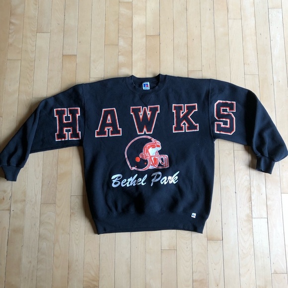 Vintage Hawk’s spell  out crewneck - Picture 2 of 7